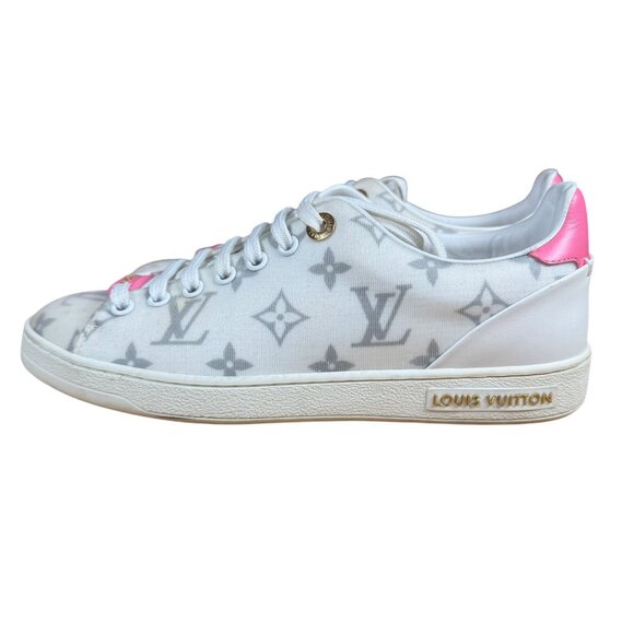 Louis Vuitton Technical Fabric Calfskin Monogram Frontrow Sneakers Size 36 - Picture 7 of 14